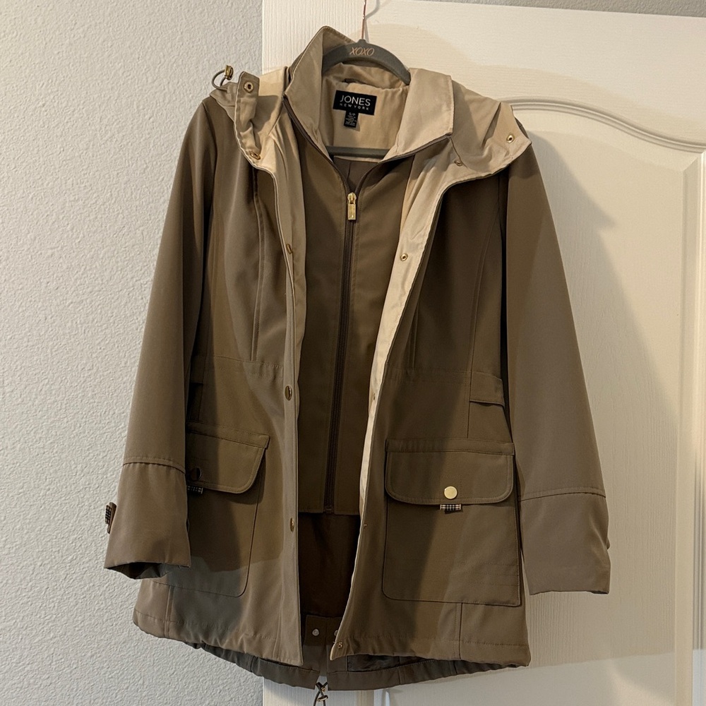 Jones New York Women's Brown Utility Jacket